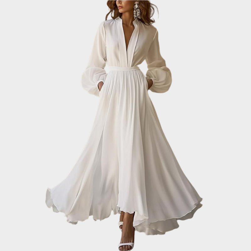 Robe Maxi Blanche Classique