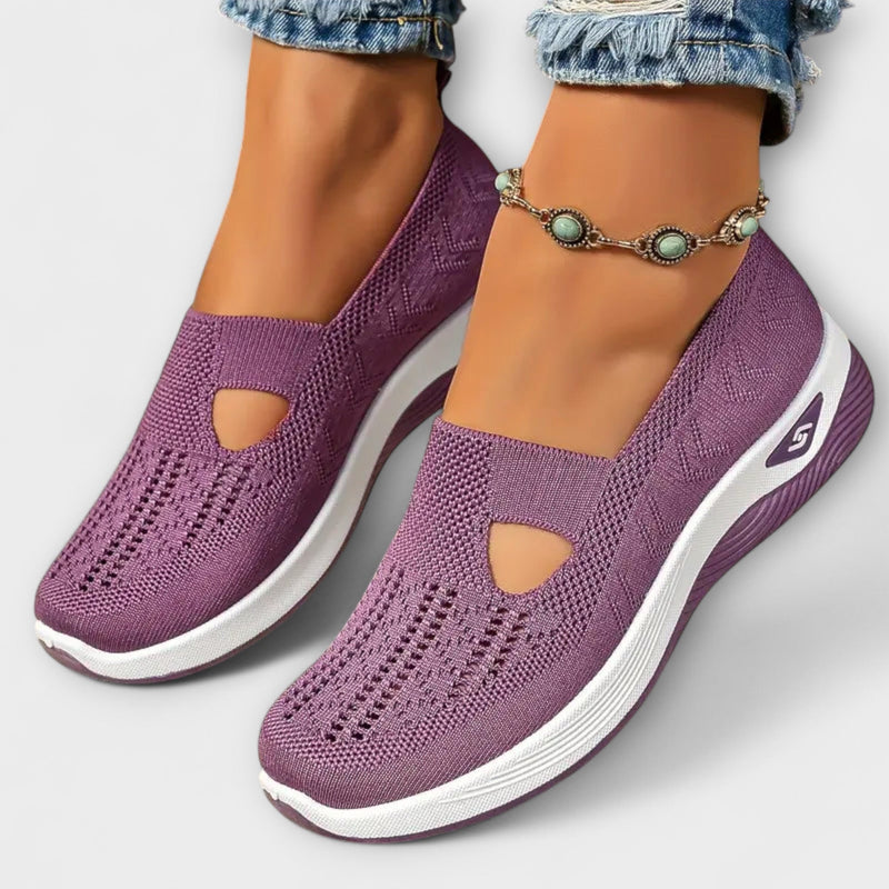 Martha - Bottes orthopédiques confortables en violet