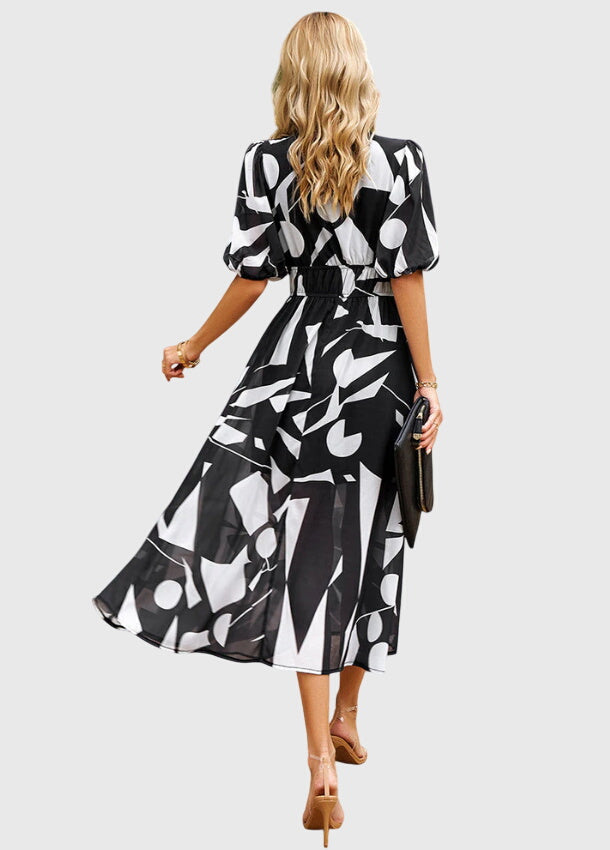 Merlin™ | Robe midi florale flatteuse