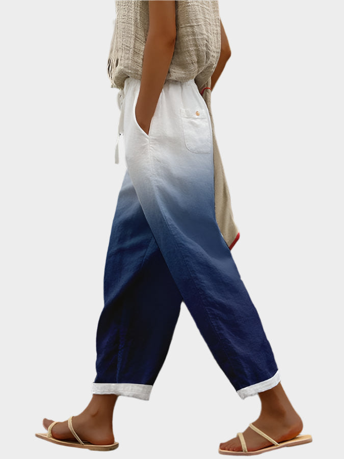 Pantalon décontracté avec imprimé