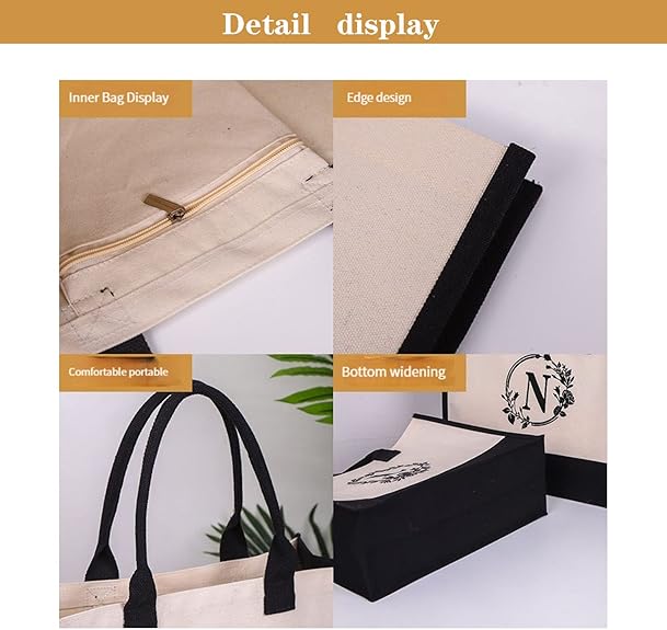 Harper™ - Sac fourre-tout personnalisé avec lettre