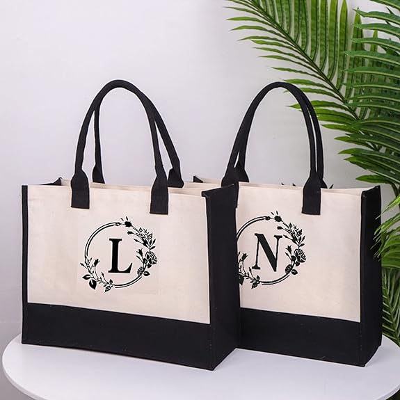 Harper™ - Sac fourre-tout personnalisé avec lettre