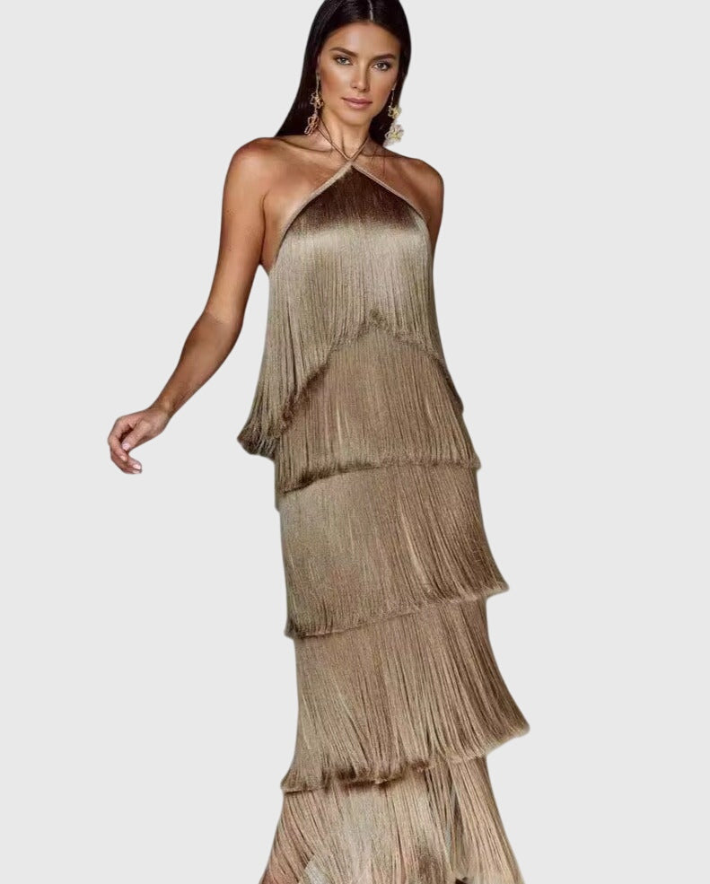 Artiselle™ - Robe à franges