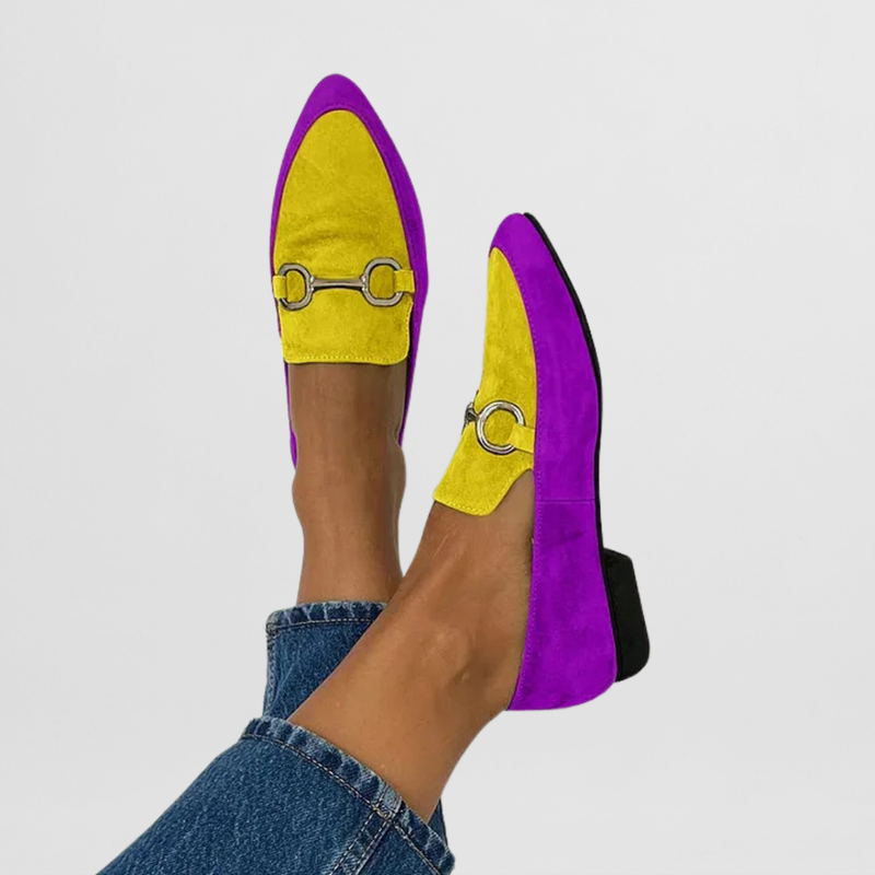 Mocassins avec couleurs