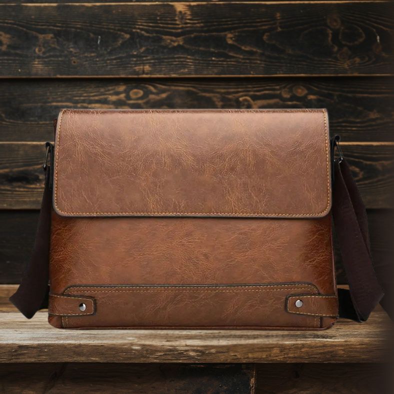 Jackson™ - Sac bandoulière en cuir tout-en-un