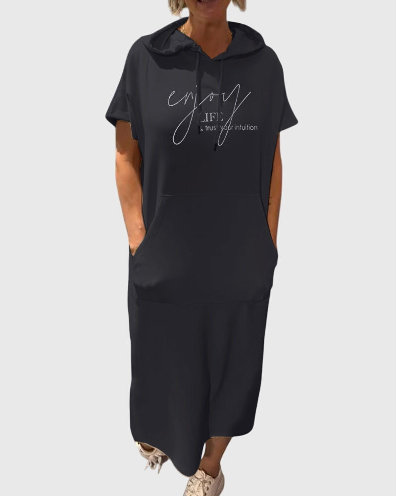 Marlowe™ | Robe sweat à capuche décontractée