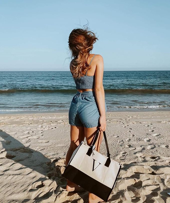 Harper™ - Sac fourre-tout personnalisé avec lettre
