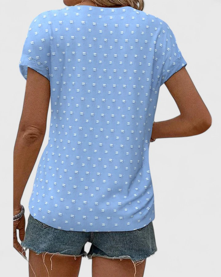 Miles | Chemise confortable à col en V