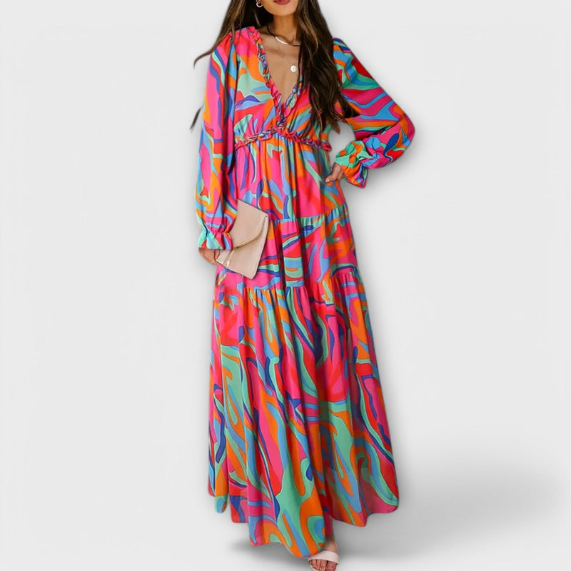Ynah | Robe Maxi Élégante