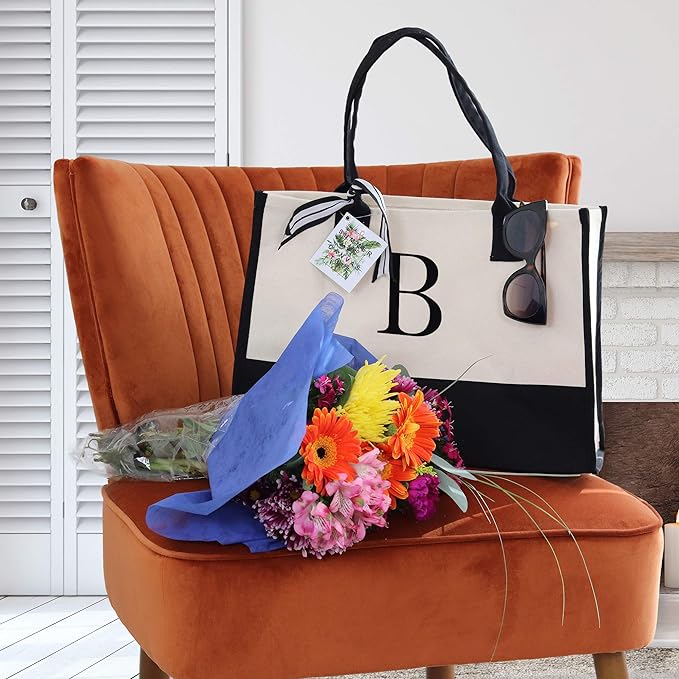 Harper™ - Sac fourre-tout personnalisé avec lettre