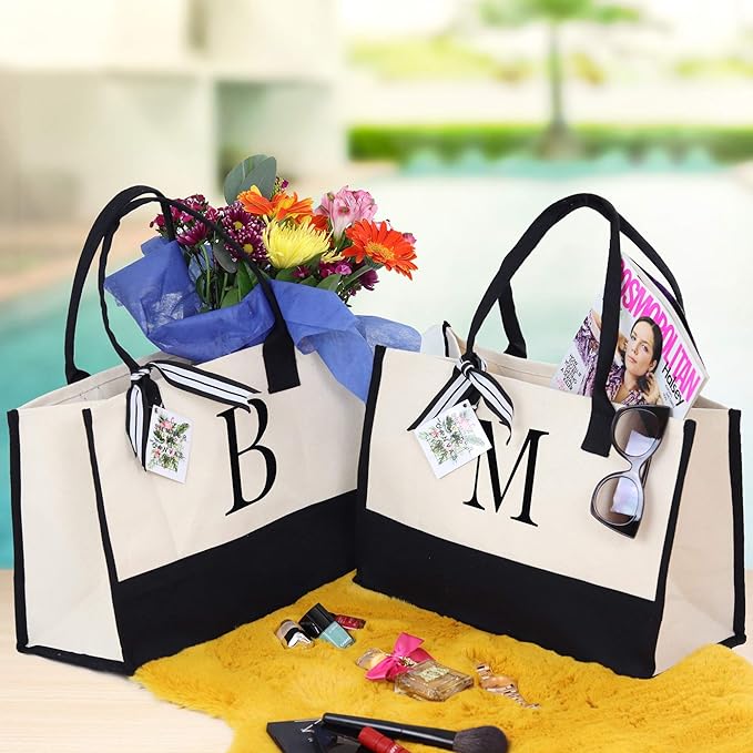 Harper™ - Sac fourre-tout personnalisé avec lettre