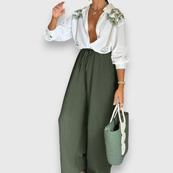 Ensemble avec style bicolore