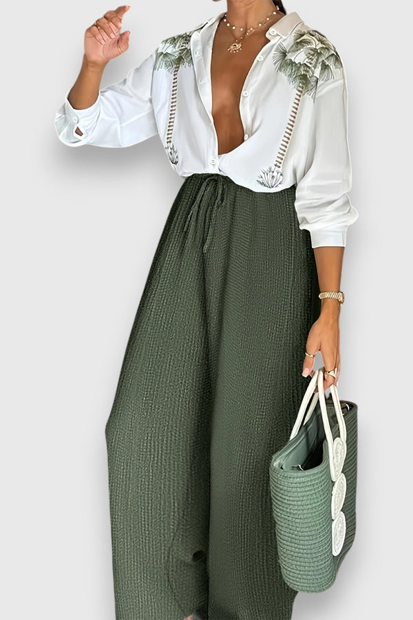 Ensemble avec style bicolore
