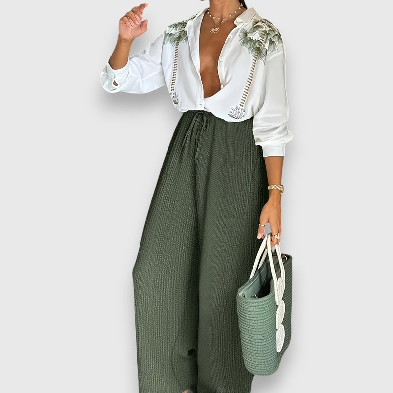 Ensemble avec style bicolore