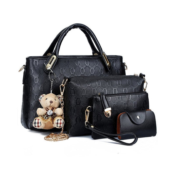 Ensemble Grace™ Luxe | Élégant et mignon ensemble de sac à main 4 pièces