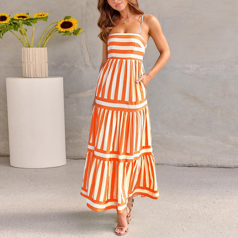Robe longue Ambiance côtière – Confort et couleur en un seul vêtement