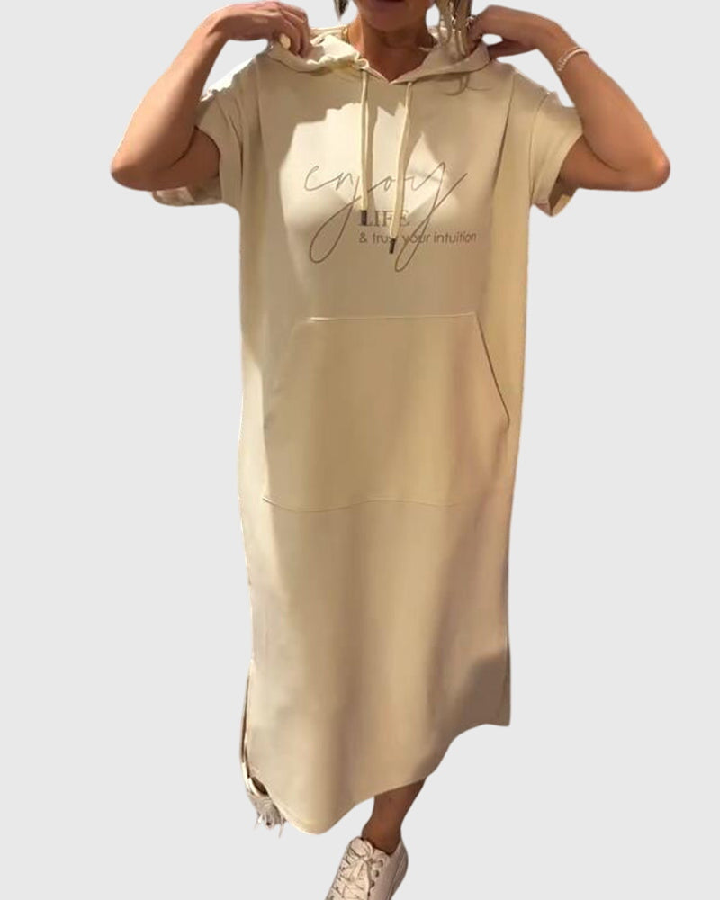 Marlowe™ | Robe sweat à capuche décontractée