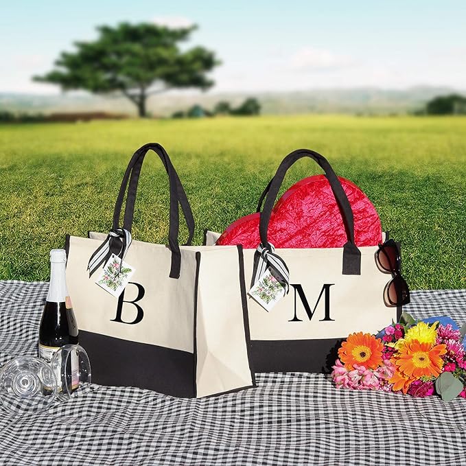 Harper™ - Sac fourre-tout personnalisé avec lettre