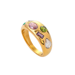 Bague palette en or