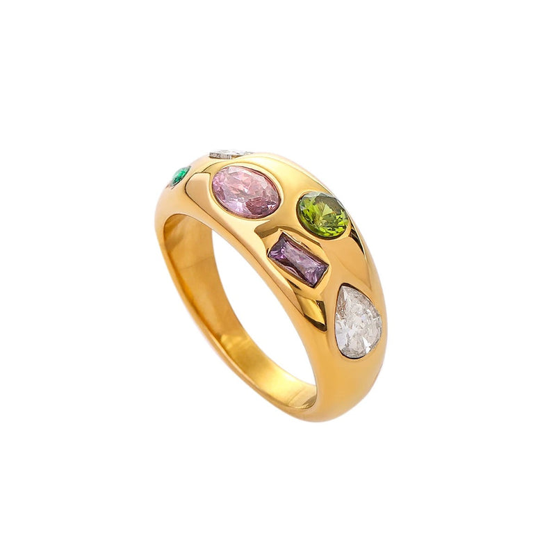 Bague palette en or
