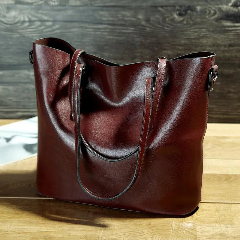 NICOLE™ | Sac à bandoulière vintage en cuir synthétique