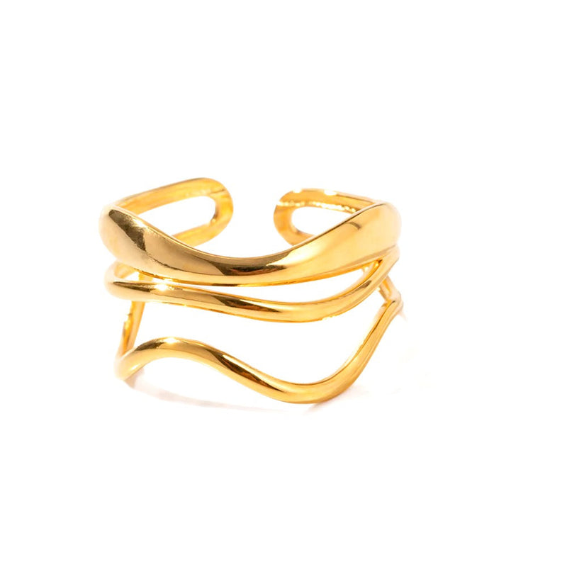 Bague Ajustable Anya Texturée