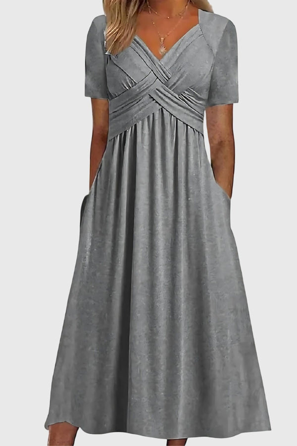 Viola™ | Robe midi avec contrôle du ventre