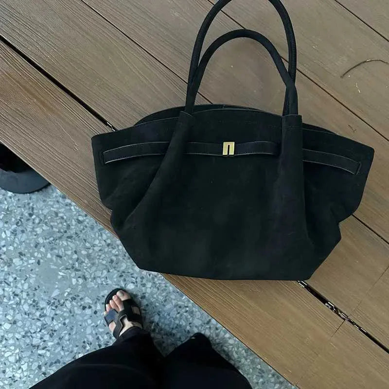 Riley™ - Sac sous-bras en micro cuir suédé