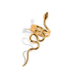 Bague Serpent Dorée Ajustable