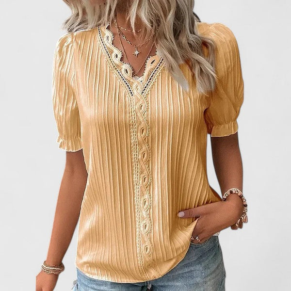Avienne | Blouse élégante à col en V