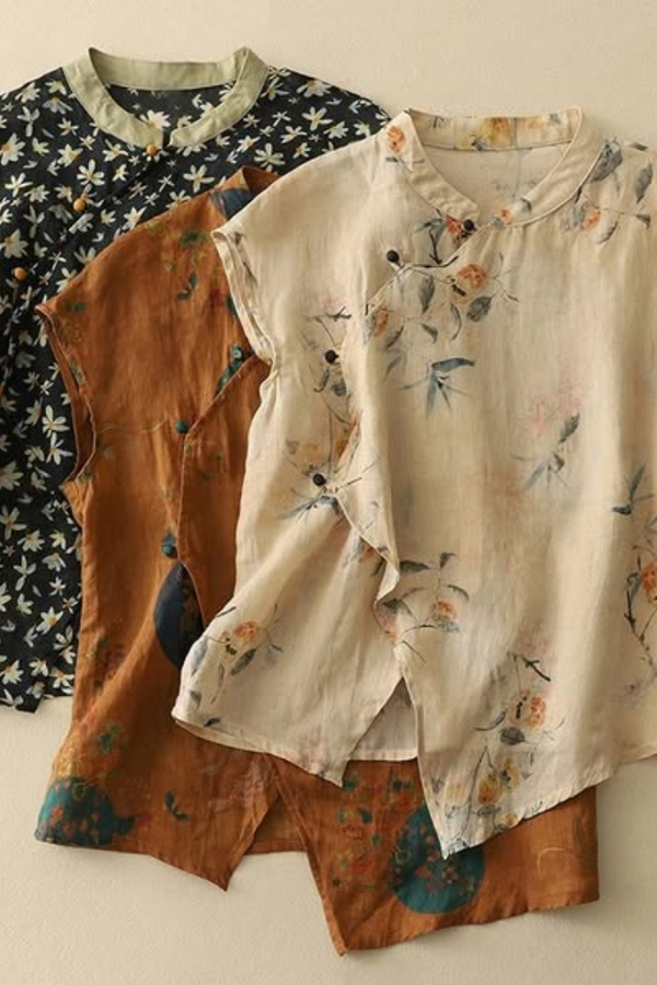 Amanda | Haut élégant en lin