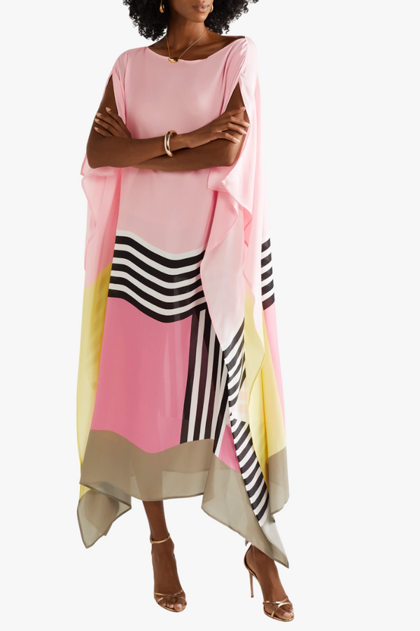 Rilinda | Kaftan élégant avec imprimé géométrique