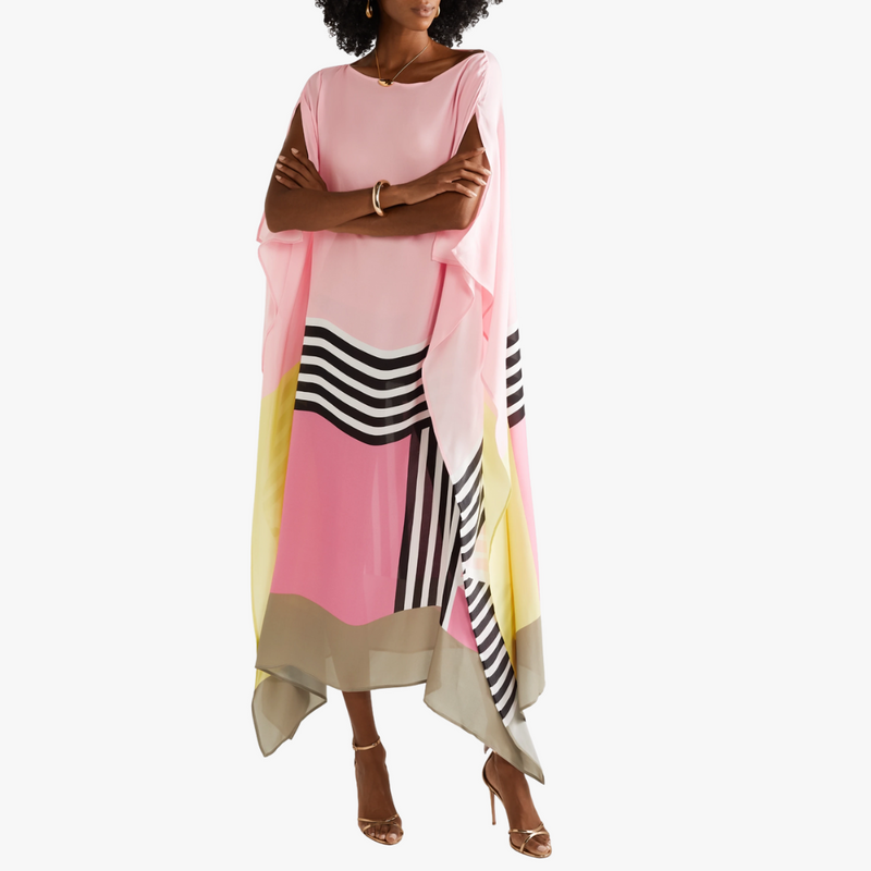 Rilinda | Kaftan élégant avec imprimé géométrique