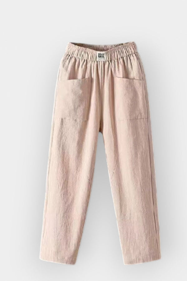 Pantalon confortable en lin