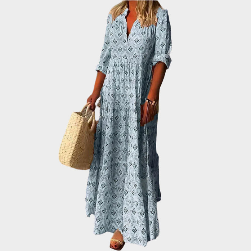 Robe longue romantique avec style