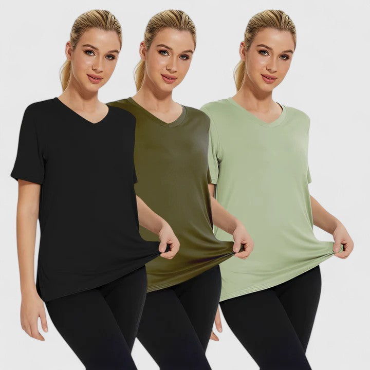 Samantha | T-shirt confortable (lot de 3)