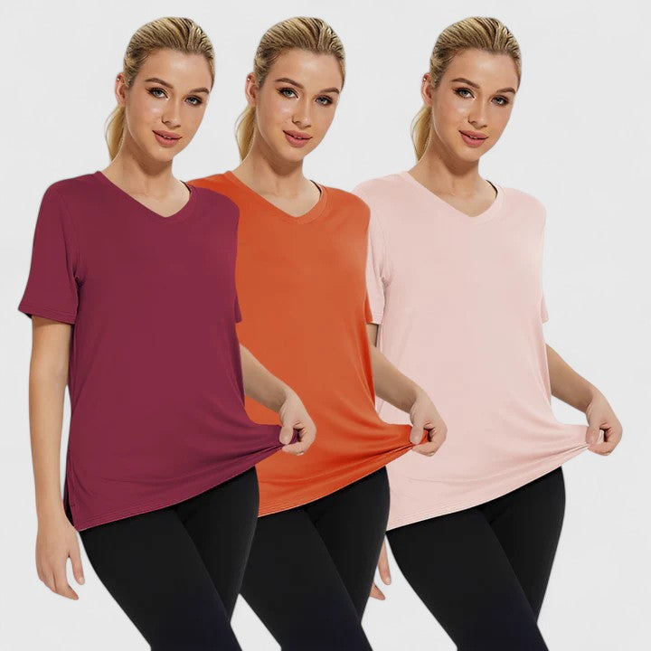 Samantha | T-shirt confortable (lot de 3)