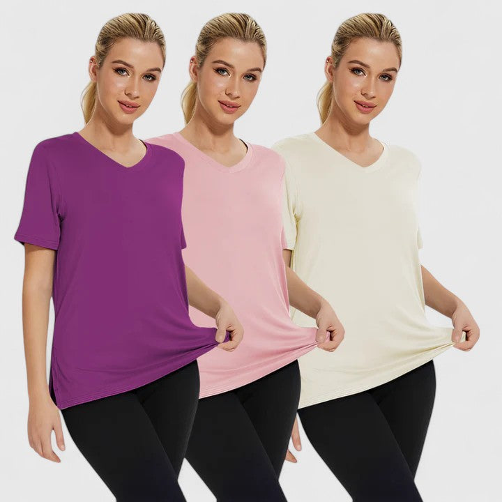 Samantha | T-shirt confortable (lot de 3)