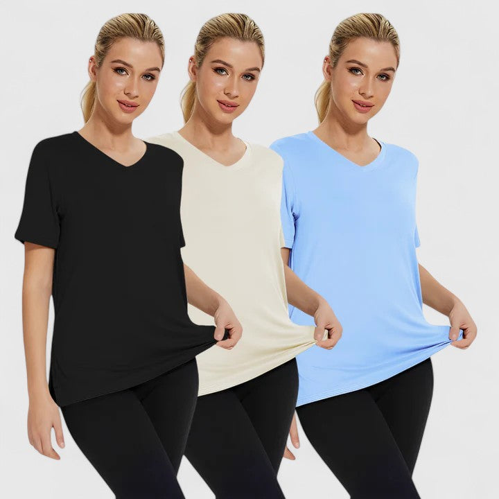 Samantha | T-shirt confortable (lot de 3)