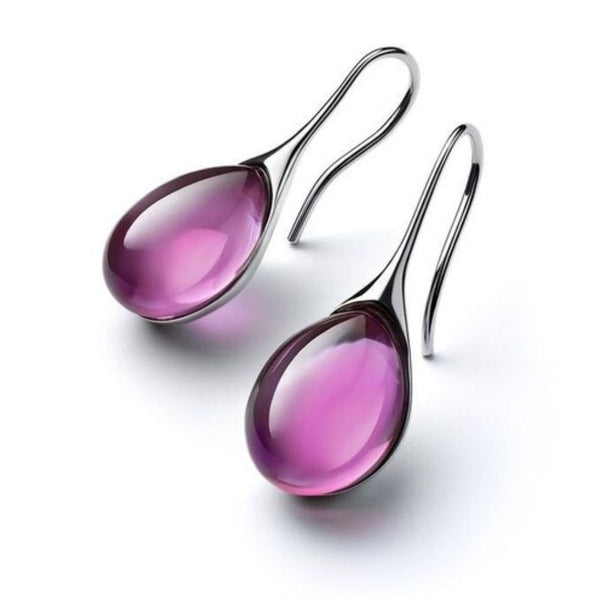 BOUCLES D'OREILLES PENDANTES EN CRISTAL ÉTINCELANT