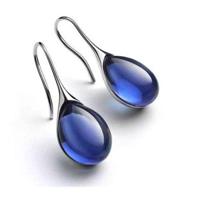 BOUCLES D'OREILLES PENDANTES EN CRISTAL ÉTINCELANT