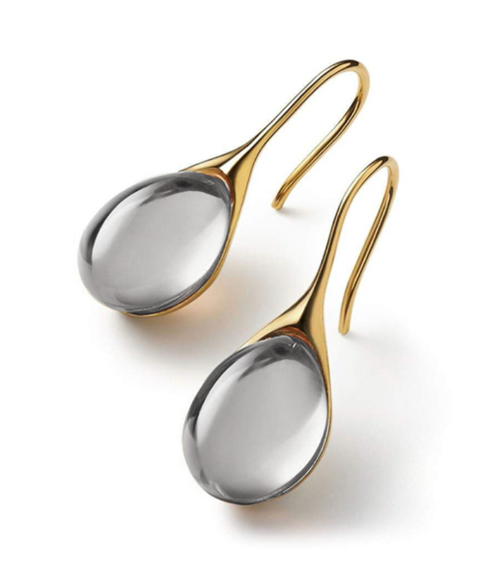 BOUCLES D'OREILLES PENDANTES EN CRISTAL ÉTINCELANT