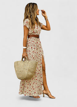 Lorraine | Robe Maxi Bohème Élégante