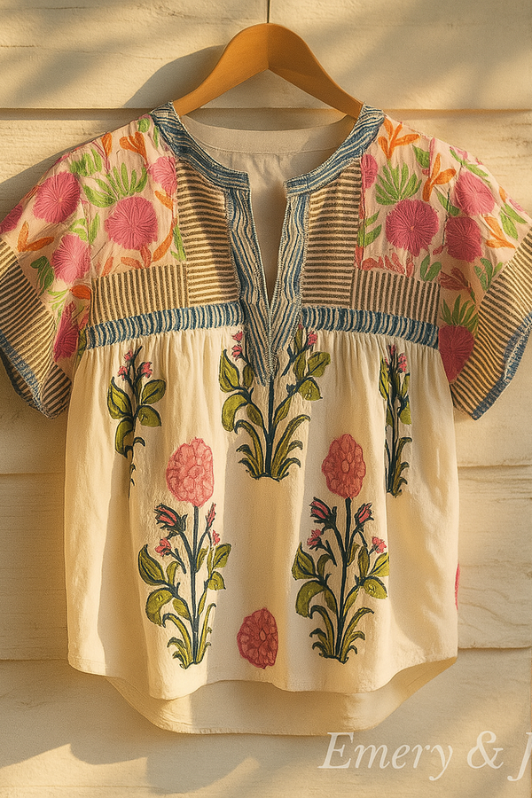 Cloe | Blouse bohème élégante