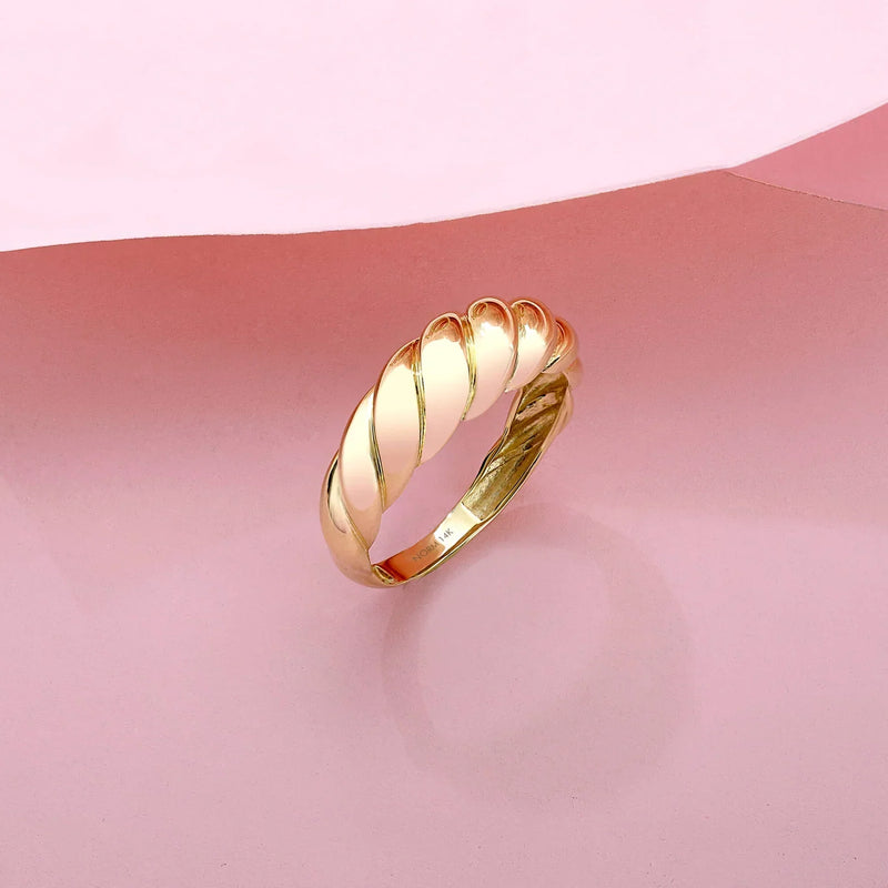 Anneau Croissant | Or