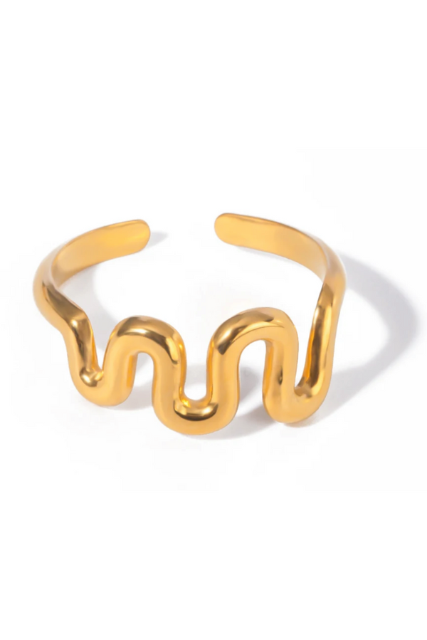 Bague Rainure Or