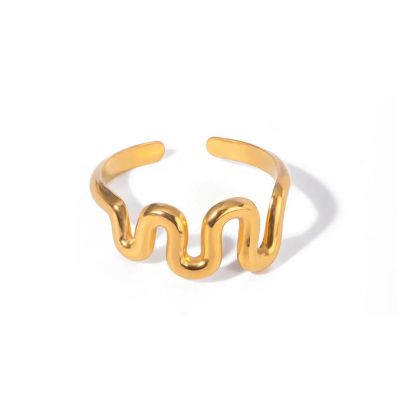Bague Rainure Or