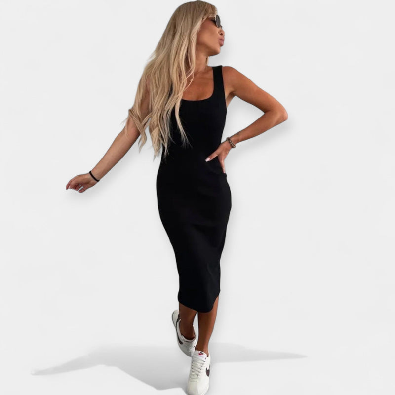 Ensemble robe midi avec veste bomber