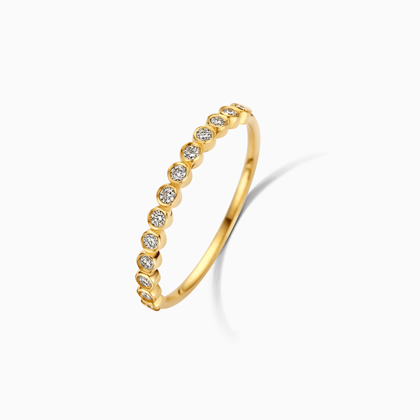 Bague à bulles en diamant | Or