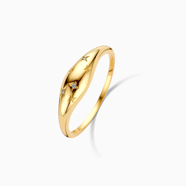 Bague Dôme Diamant | Or